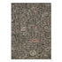 8' X 10' Black And Beige Abstract Area Rug