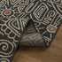 8' X 10' Black And Beige Abstract Area Rug