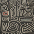 8' X 10' Black And Beige Abstract Area Rug
