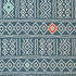8' X 10' Blue And Ivory Geometric Area Rug