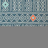 8' X 10' Blue And Ivory Geometric Area Rug