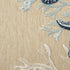 8' X 10' Beige And Blue Coral Area Rug