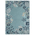 8' X 9' Aqua And Blue Coral Area Rug