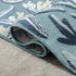 8' X 9' Aqua And Blue Coral Area Rug