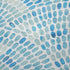 50" X 70" Aqua And Ivory Abstract Microfiber Plush Throw Blanket