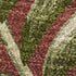 50" X 70" Rust Green And Beige Leaves Microfiber Plush Throw Blanket