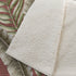 50" X 70" Rust Green And Beige Leaves Microfiber Plush Throw Blanket