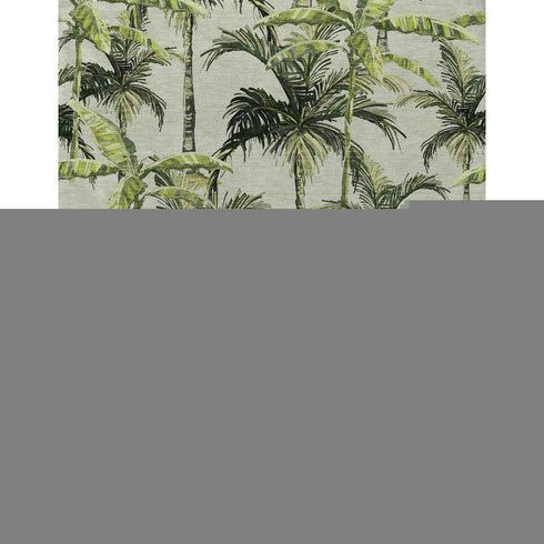 50" X 70" Green Palm Tree Microfiber Plush Throw Blanket