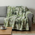 50" X 70" Green Palm Tree Microfiber Plush Throw Blanket