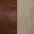 14" X 20" Tan And Brown Lumbar Striped Linen Throw Pillow Cover