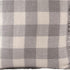 20" Blue And Ivory Plaid Throw Pillow Cover