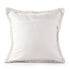 20" Blue And Ivory Plaid Throw Pillow Cover