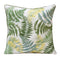 20" Green And Yellow Floral Throw Pillow Cover