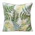 20" Green And Yellow Floral Throw Pillow Cover