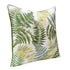 20" Green And Yellow Floral Throw Pillow Cover