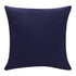 20" Cobalt Navy Blue And White Abstract Cotton Throw Pillow Cover