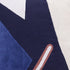 20" Cobalt Navy Blue And White Abstract Cotton Throw Pillow Cover