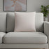 20" Onyx Linen Blend Throw Pillow Cover