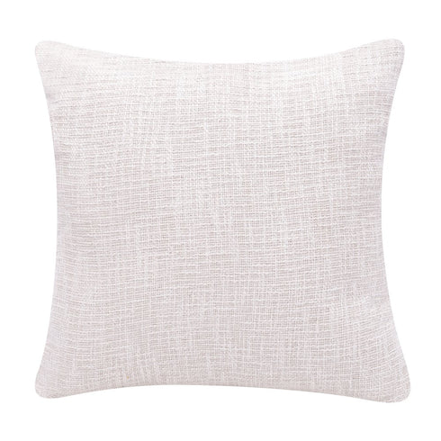 20" Teal Blue And Ivory Striped Cotton Blend Throw Pillow Cover