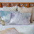 16" X 24" Gold And Pink Lumbar Abstract Throw Pillow Cover with Glitter