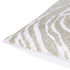 20" Ivory And Silver Throw Pillow Cover with Texture