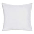 20" Ivory And Silver Throw Pillow Cover with Texture