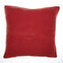 20" Red And White Striped Cotton Throw Pillow Cover