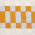 20" Gray Yellow And White Check Throw Pillow Cover