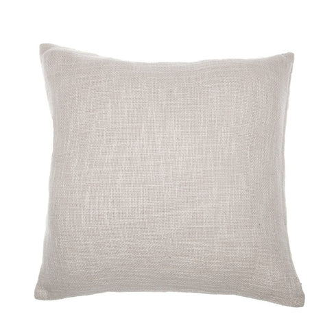 20" Red And Ivory Geometric Cotton Blend Throw Pillow Cover