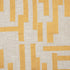 24" Yellow And Ivory Geometric Cotton Blend Throw Pillow Cover