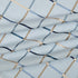 24" Light Blue And Ivory Check Cotton Blend Throw Pillow Cover