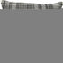 20" White And Black Check Cotton Blend Throw Pillow Cover