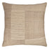24" Brown And Beige Geometric Silk Throw Pillow Cover