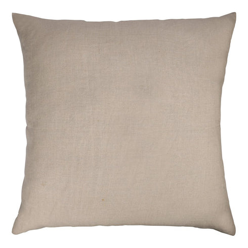 24" Brown And Beige Geometric Silk Throw Pillow Cover