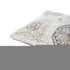 20" Light Gray And Ivory Medallion Throw Pillow Cover