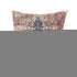 18" Navy Blue And Rust Medallion Throw Pillow Cover