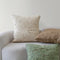 24" Ivory And Beige Wool Throw Pillow Cover