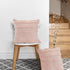 Set of Two 20" Pearl Striped Cotton Throw Pillow Covers with Tufts