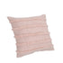 Set of Two 20" Pearl Striped Cotton Throw Pillow Covers with Tufts