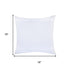 Set of Four 18" Blue And Beige Chevron Cotton Throw Pillow Covers