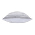 Set of Four 18" Gray And Beige Chevron Cotton Throw Pillow Covers