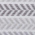 Set of Four 18" Gray And Beige Chevron Cotton Throw Pillow Covers