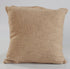 Set of Four 18" Tan Diamond Cotton Throw Pillow Covers with Tufts