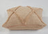 Set of Four 18" Tan Diamond Cotton Throw Pillow Covers with Tufts