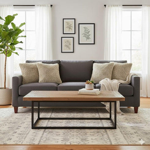 Set of Four 20" Taupe And Ivory Abstract Throw Pillow Covers