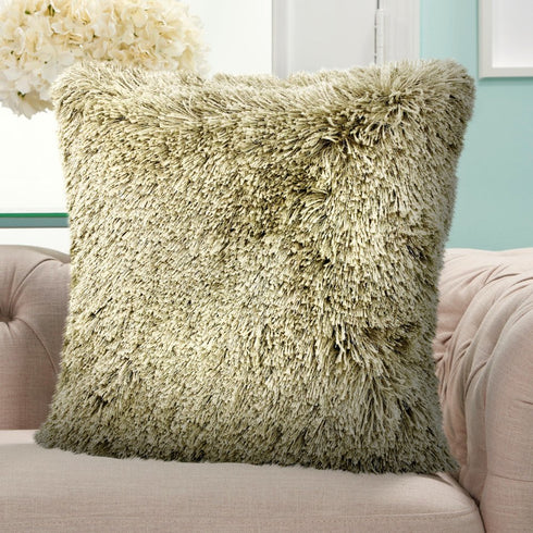 Set of Four 20" Taupe And Ivory Abstract Throw Pillow Covers
