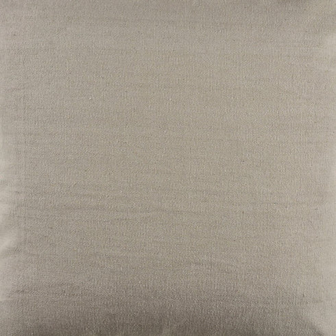 24" Gray Cotton Throw Pillow Cover