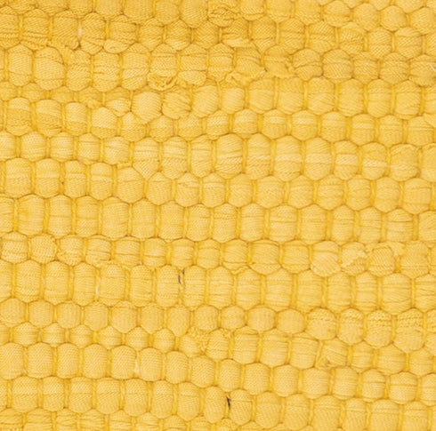 20" Yellow And Tan Beach Cotton Blend Throw Pillow Cover