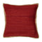 20" Red And Tan Beach Cotton Blend Throw Pillow Cover with Texture