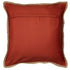 20" Red And Tan Beach Cotton Blend Throw Pillow Cover with Texture